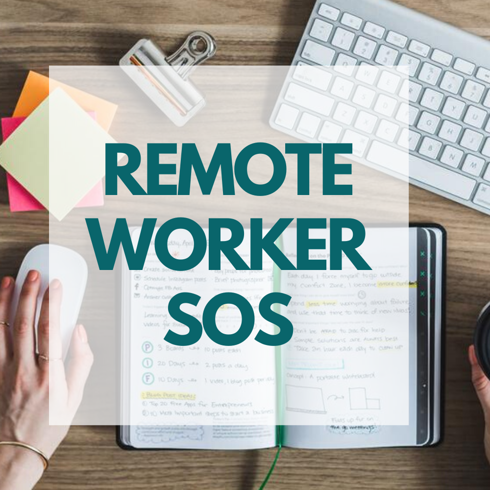 Remote Worker's SOS: Workspace Hacks And Daily Habits To Minimize Pain And Maiximizing Productivity!